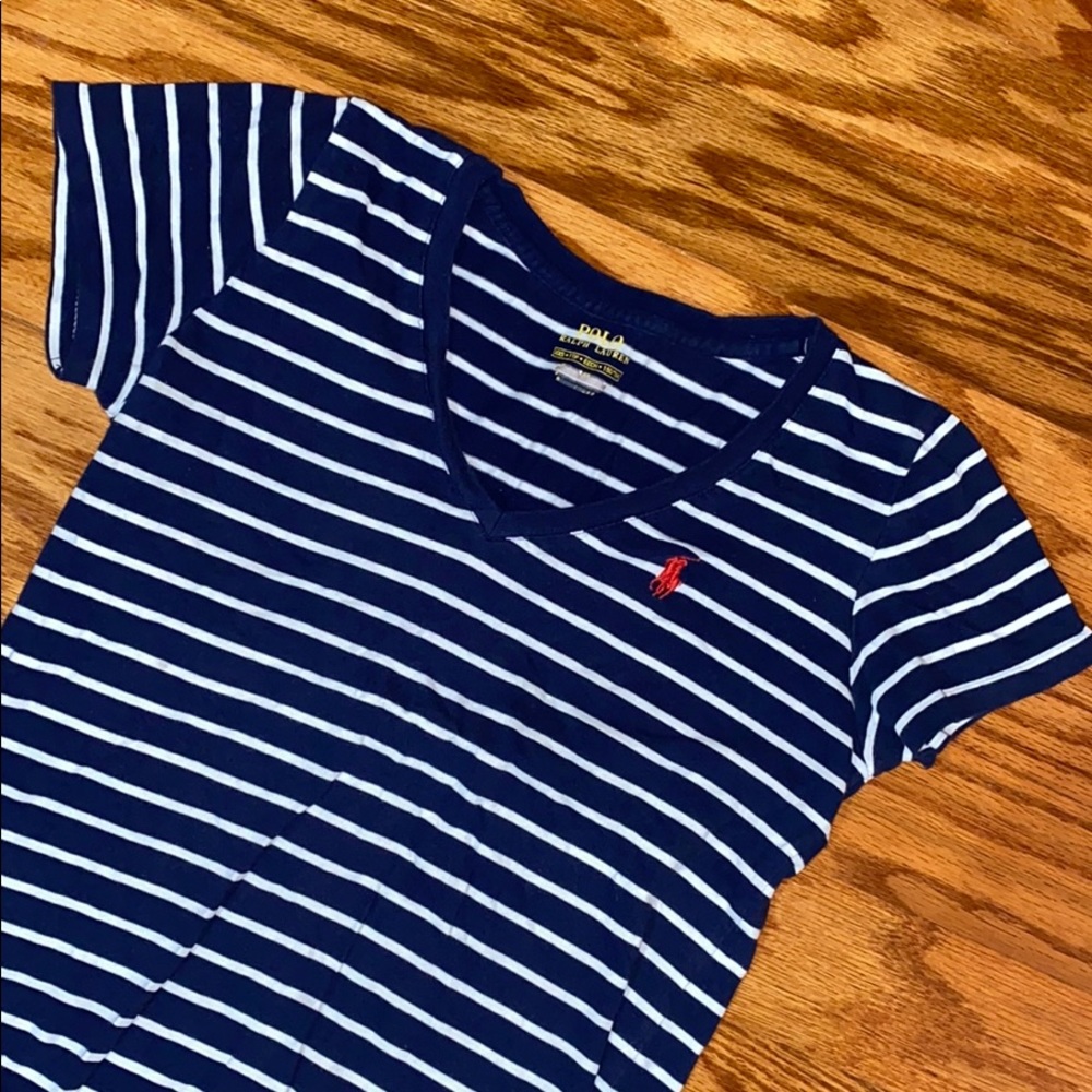 Women’s Striped Polo RL T-Shirt